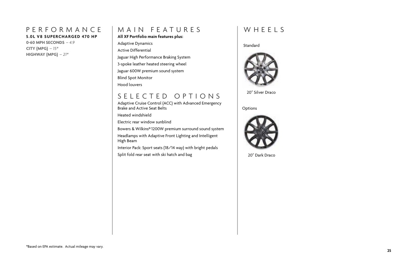 2012 Jaguar Model Lineup Brochure Page 19